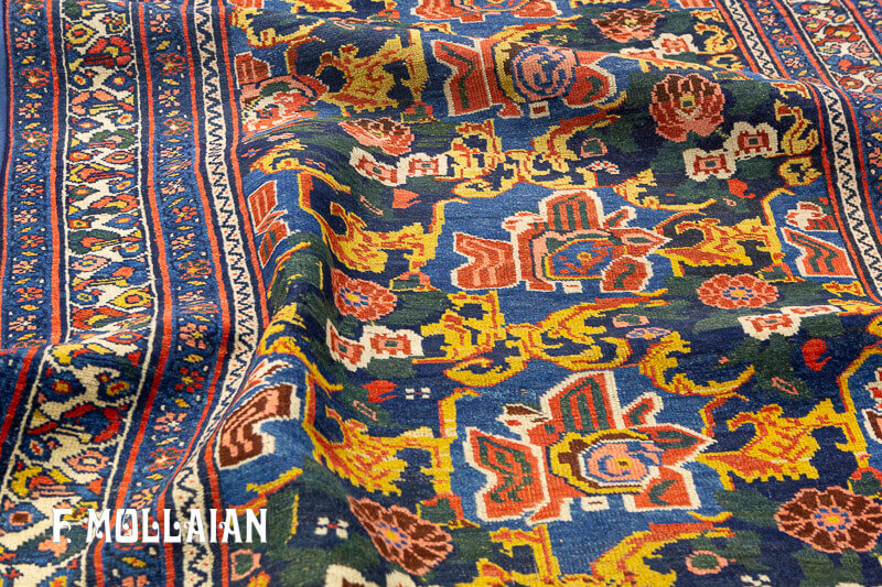 A Long Antique Persian Bidjar Runner Carpet  n°:39486978